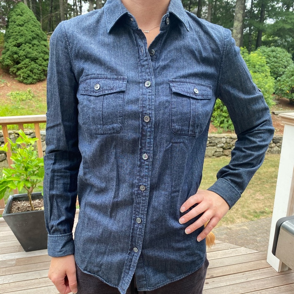 JCrew denim button up